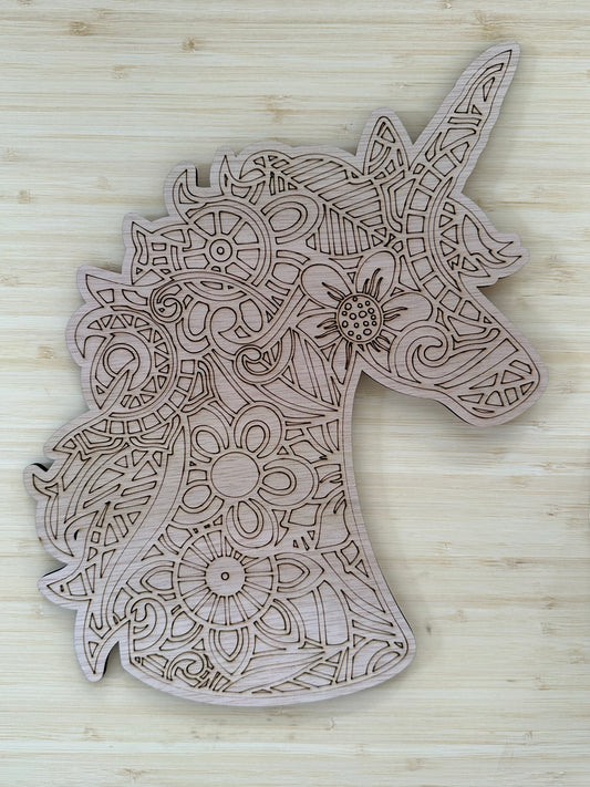 Mindful Colouring - Unicorn