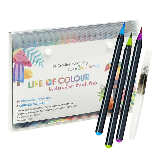 Life of colour - Watercolour Brush Pens