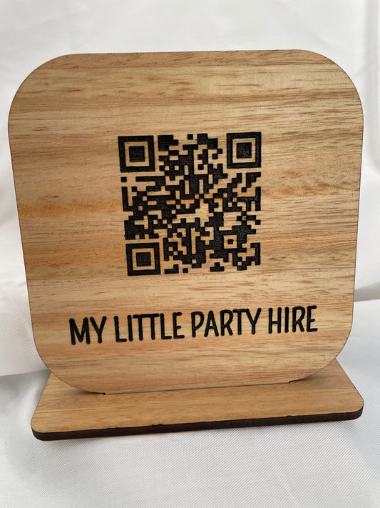 Business QR Sign - Small